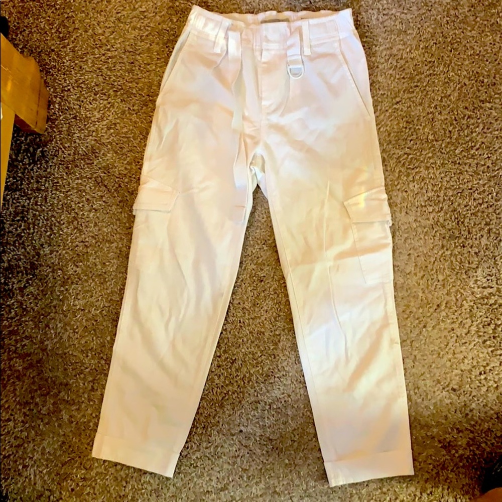 VINCE Tapered Utility Stretch Cotton Pants